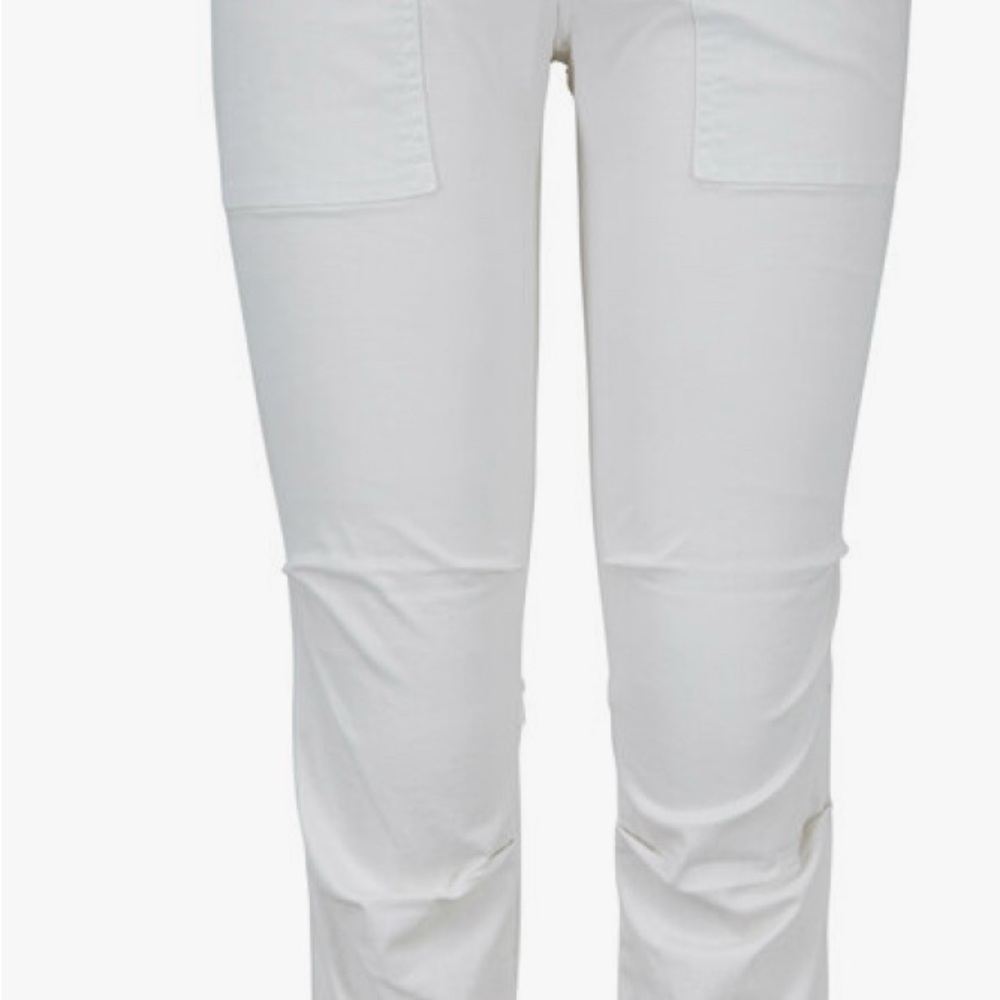 Nili Lotan Cropped Military Pant Eggshell (off white) Size 8 Like New